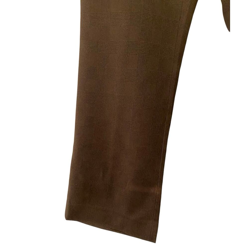 Harold’s Women’s Dark Brown Trouser Pants US 6 Straight Leg Academia Preppy FLAW - Picture 3 of 8